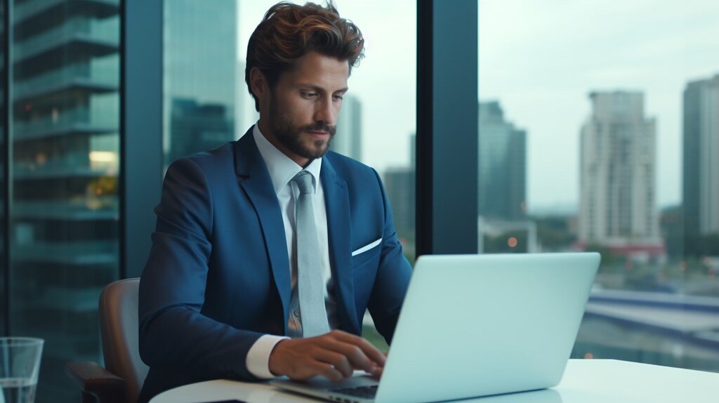 Profesional gestionando campañas de Google Ads en un portátil - comparativa Performance Max vs Search