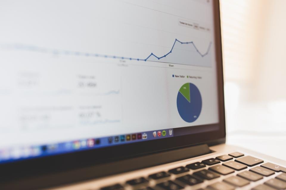 Panel de analítica con métricas de una web de servicios profesionales - KPIs de lead generation y calidad